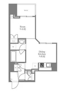 アプレシティ日本橋小伝馬町【6階】の間取り