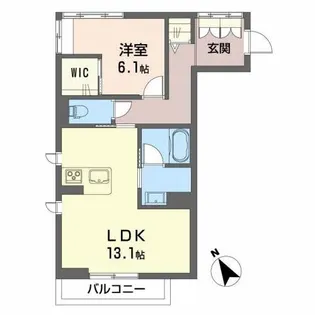 シャーメゾン ブラボー【2階】の間取り
