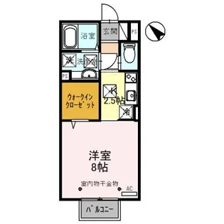 サンライブD【1階】の間取り