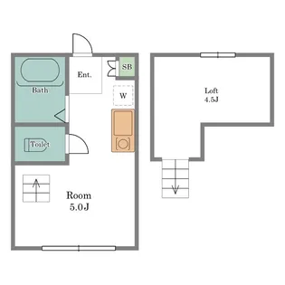サンクレール白鷺【1階】の間取り