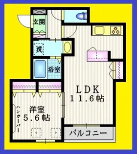 ミモザ石神井公園【2階】の間取り