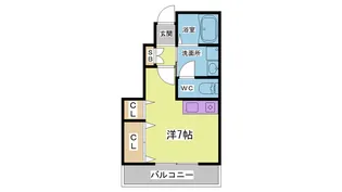 エターナルシー鈴蘭台II【1階】の間取り