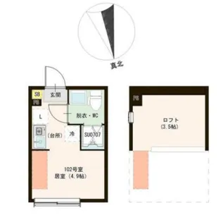 ハーモニーテラス前野町IV【1階】の間取り