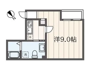 ar厚木旭町WEST【3階】の間取り