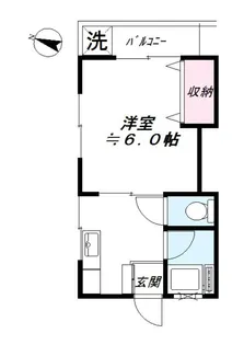 沖野ハイツ【2階】の間取り