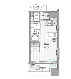 レジディア錦糸町II【5階】の間取り