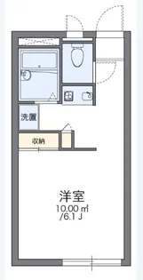 レオパレスレイクバレー【1階】の間取り