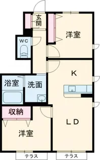 MAST COURT加古川南C棟【1階】の間取り