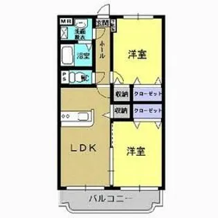 ユーミーマーベラス【3階】の間取り