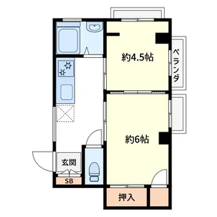 コーポ小森【2階】の間取り