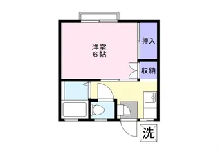 シティハイツ【1階】の間取り