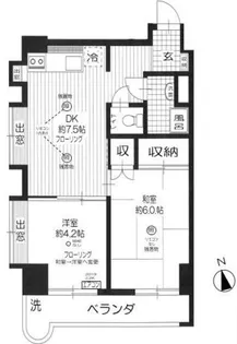 セブンスターマンション西荻【3階】の間取り
