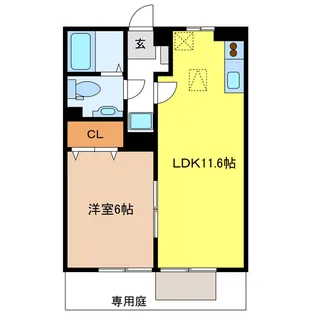 モナリエ【1階】の間取り