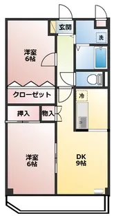 クレッセ【2階】の間取り