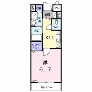 エクセルシス【2階】の間取り