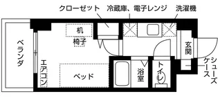 キャンパスヴィレッジ西宮甲東園【2階】の間取り