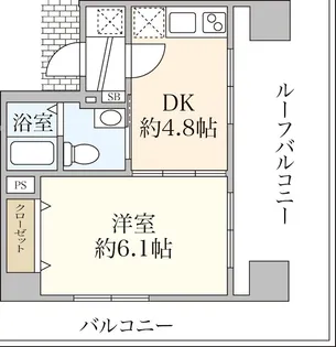 野毛サーク【5階】の間取り