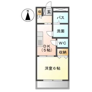 K’sエクシード【1階】の間取り