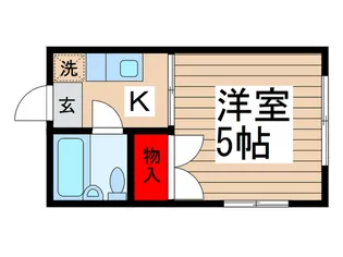 ラモーヌ南行徳【2階】の間取り