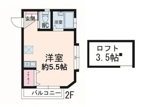 GOHN HOUSE【2階】の間取り