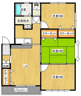 カーサベル参番館【2階】の間取り