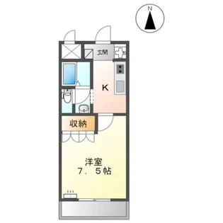 グランディール姫路【2階】の間取り