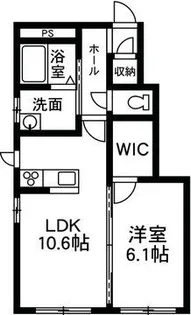 シャーメゾン サウスコート【1階】の間取り