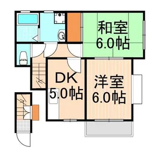 ドミール西新井【2階】の間取り