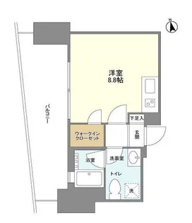 グランテール代々木【7階】の間取り