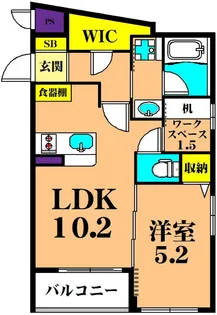 アリュール武蔵小山【1階】の間取り