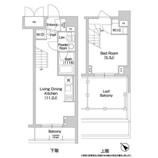 コンフォリア豊洲【8階】の間取り