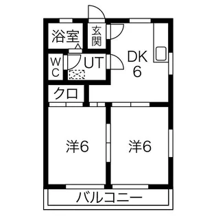 サンコーポNo.12【2階】の間取り