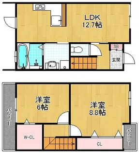 British Hills【1階】の間取り