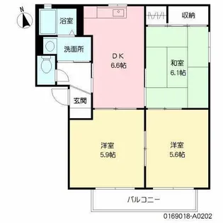 ウイロウ・F【2階】の間取り