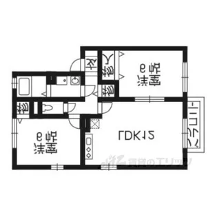 ロイヤル倉治B棟【2階】の間取り
