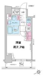 ステラメゾン三軒茶屋【15階】の間取り
