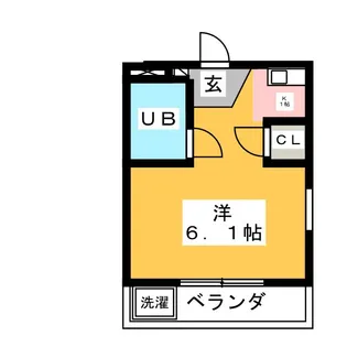 メゾン幸田門【4階】の間取り