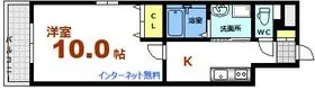 スリジエ南千田【1階】の間取り