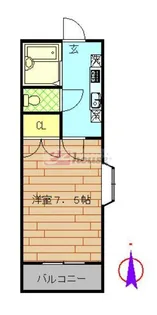 チェリーコートII【2階】の間取り