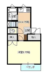 アルス湊高台【2階】の間取り