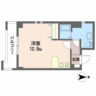 アドミール豊中【3階】の間取り