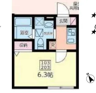 グローブ2【1階】の間取り