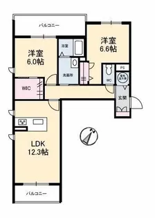 ル・シエール【1階】の間取り