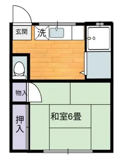 シャトー久が原【1階】の間取り