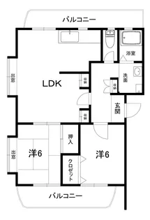 リバティハウスくさつ【3階】の間取り