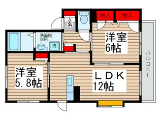 パステル ヒロ【1階】の間取り