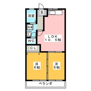 エスポワール柳森【2階】の間取り