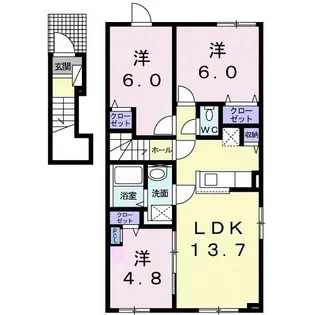 グランメゾン【2階】の間取り