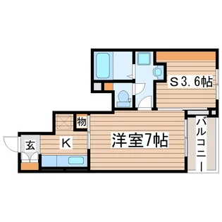 リヴェール コート【1階】の間取り