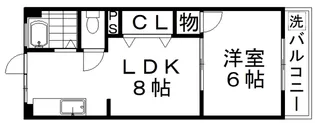 柴本マンション【2階】の間取り